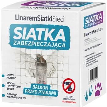 Odpuzovač zvířat SÍŤ NA BALKON 8x3m PROTI HOLUBŮM A PTÁKŮM, SADA BEZ VRTÁNÍ