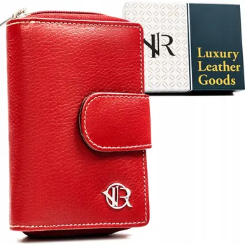 Peněženka Kožená peněženka Rovicky dámská velká z pravé kůže s RFID ochranou na patentku