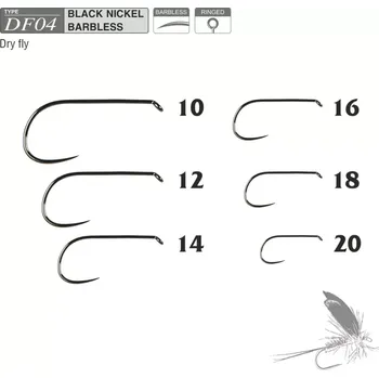 Muškařské háčky Traper Hikara DF04 vel. 10