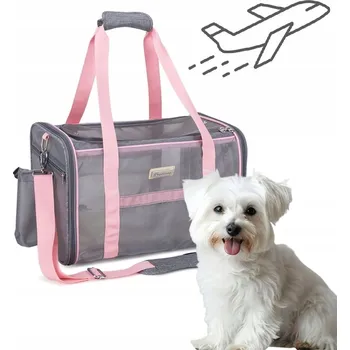 přepravka pro zvíře Přepravka pro malého psa a kočku Truelove Mesh růžová M