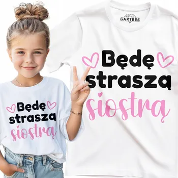 Chlapecké tričko DĚTSKÉ TRIČKO BUDU STARŠÍ SESTRA