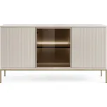 Piaski Komoda Sento K 154 s LED osvětlením provedení - vyber: kašmír + dub wotan