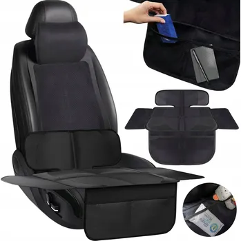 OCHRANNÁ PODLOŽKA POD AUTOSEDAČKU, CHRÁNIČ SEDADLA DO AUTA, ČERNÁ