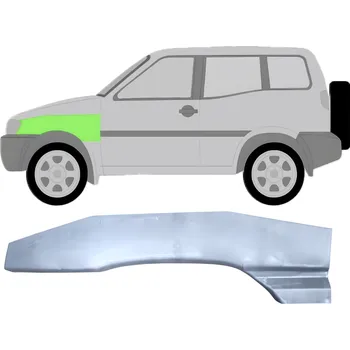 Blatník karosérie Opravný plech předního blatníku na Nissan Terrano 1993-1999 / Levá