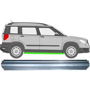 Prah karosérie Opravný plech prahu ŠKODA Yeti 2009+