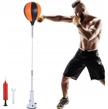 Box BOXERSKÁ HRUŠKA STOJÍCÍ REFLEXNÍ MÍČ NA TRÉNINK REFLEXŮ NASTAVITELNÁ 135-155 CM