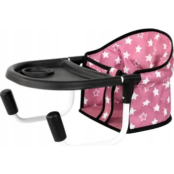 Doplněk pro panenku RŮŽOVÁ SEDAČKA/ŽIDLIČKA PRO PANENKY