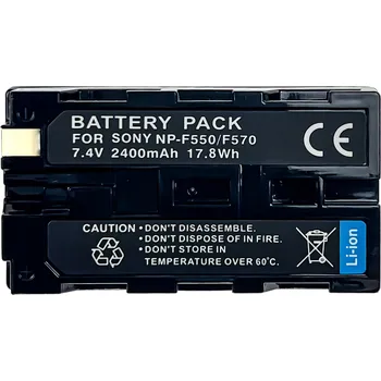 Akumulátor baterie NP-F550 NP-F570 F530 NP-F750 pro Sony lampy Yongnuo 3900mA