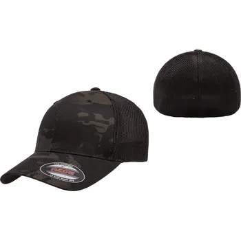Kšiltovka KŠILTOVKA FLEXFIT MULTICAM TRUCKER Multicam Black DÁMSKÁ PÁNSKÁ L/XL