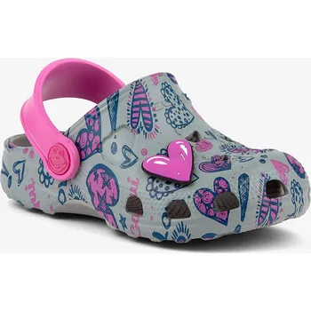 Dívčí sandály Dívčí sandály COQUI LITTLE FROG Mid. grey/Fuchsia love + amulet 27/28 15471