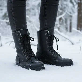 Dámská zimní obuv Samelin Zimní kotníkové boty M77 - odolná a pohodlná armádní obuv s certifikací-39