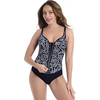 Dámské plavky Dámské jednodílné plavky Anita M6 7474 navy-bílá velikost 75F