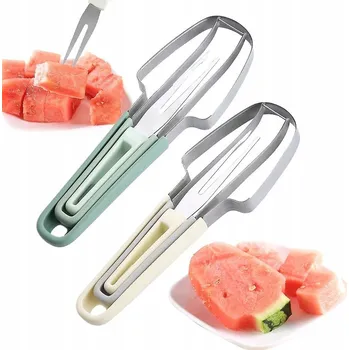 Kráječ na chleba NÁSTROJ NA KRÁJENÍ MELOUNU 3v1 KRÁJEČ NA OVOCE NEREZOVÁ OCEL