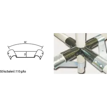 Dílenský regál Držák police 90st. jednostranný