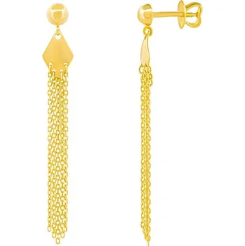 Šperk Zlaté řetízkové náušnice Seraphine ze žlutého zlata FNN33365EGY