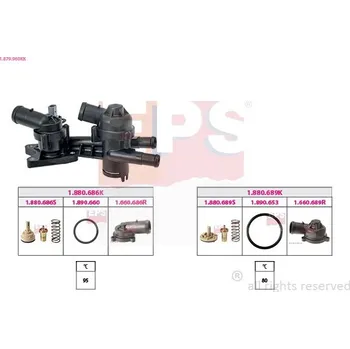 Automobilové těsnění Termostat, chladivo EPS 1.879.960KK