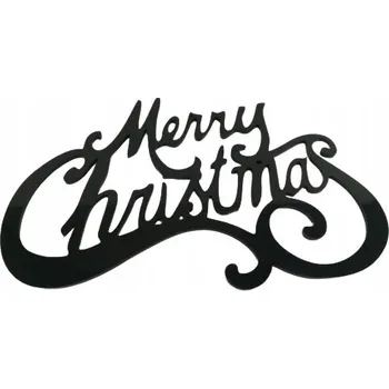 Vánoční dekorace VÁNOČNÍ DEKORACE VESELÉ VÁNOCE PLEXI 70X45 cm