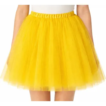 Karnevalový kostým Tylová Tutu sukýnka žlutá Kostým