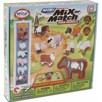 ostatní stavebnice Magnetické Stavebnice MalBlo . Mini hospodářská zvířata 15.