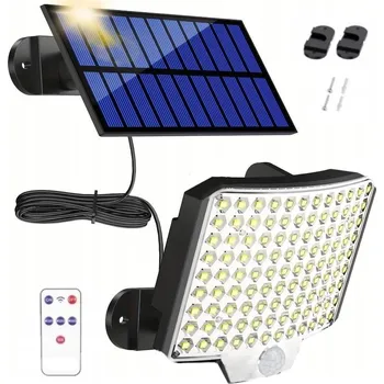 Venkovní osvětlení Solární pouliční lampa s pohybovým senzorem 300 W 1200 lm IP65