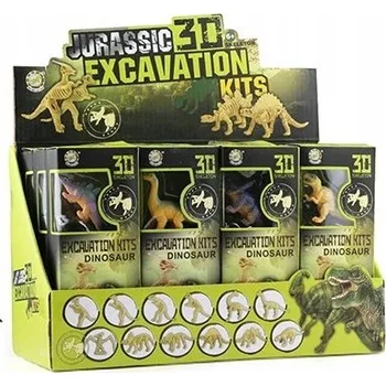 Figurka FOSILIE DINOSAURA S FIGURKOU A FOSILIÍ DINOSAURA