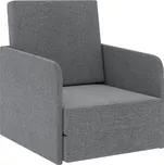 Rozkládací křeslo VidaXL šedé