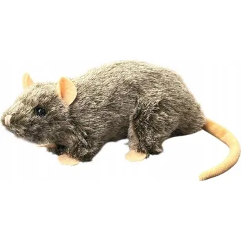 plyšák Plyšová Hračka Myška Bílá Krysa DUBI - 20 cm