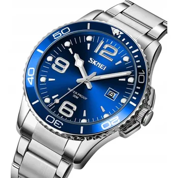 Hodinky Pánské hodinky / SKMEI / stříbrné / náramek / analogové / datumovka