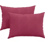 Pohovkové polštáře 2 pcs Víno Červené 70 x 50 cm