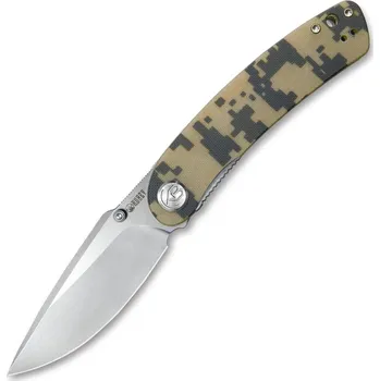 kapesní nůž KUBEY Momentum Sherif Manganas Design Liner Lock Skládací Nůž Camo G10 Rukojeť KU344D