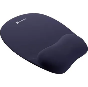 Podložka pod myš Podložka pod myš Natec Chipmunk Memory Foam ergonomická gelová, tmavě modrá