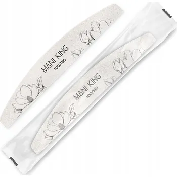 Pilník na nehty 100/180 Loďka Půlměsíc Bezpečný Flora Mani King