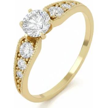 Prsten Soliter Blyštivý zásnubní prsten ze žlutého zlata 229 001 00843 00 55 mm + 2 měsíce na vrácení zboží