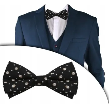 Pako Jeans Motýlek Elegantní motýlek na oslavu, párty, svatební hostina černý