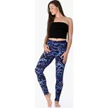 Legíny THAI BATIK modro-fialové L/XL