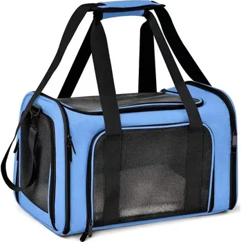 Taška pro psa a kočku Surtep Animals Přepravní taška Oliver na psa do 10 kg Barva: Modrá
