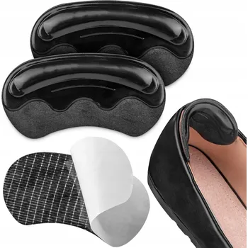 Vložka do bot Gelové patní vložky Sulpo černé, tlumící nárazy