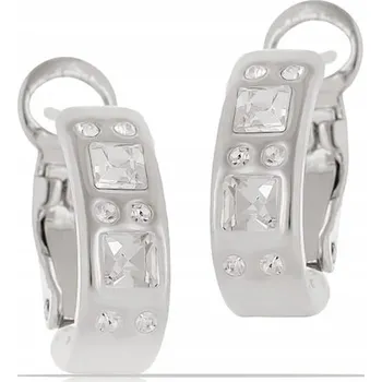 Náušnice Náušnice půlkruhy s krystaly z kolekce Classic (P8046AG)