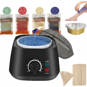 Přípravek na depilaci a epilaci SADA PRO DEPILACI: OHŘÍVAČ + 400g TVRDÝ VOSK V GRANULÍCH + ŠPACHTLE