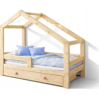 DĚTSKÁ POSTEL SE ZÁSUVKOU 200x90 PRO DĚTI + ROŠT + ŠUPLÍK W8