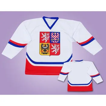 Pánské tričko Hokejový dres ČR bílý XXL