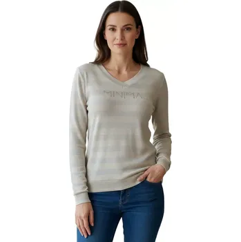 Dámský svetr Dámský svetřík s kamínky Tolmea 3526 béžová velikost 40