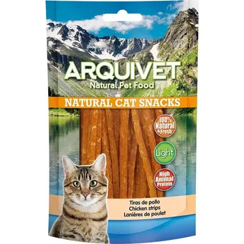 Pamlsek pro psa ARQUIVET Pamlsek pro kočky s kuřecími proužky 50 g