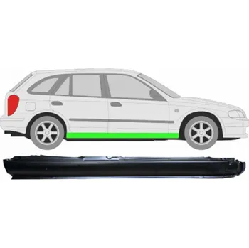 Prah karosérie Kompletní práh / Pravá Mazda 323F 1998-2004