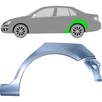Blatník karosérie Lem zadního blatníku / Levá VW Jetta 05-10