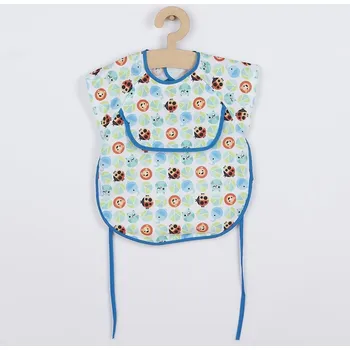 Bryndák Kojenecký bryndák-zástěra New Baby 42x35 cm modrá