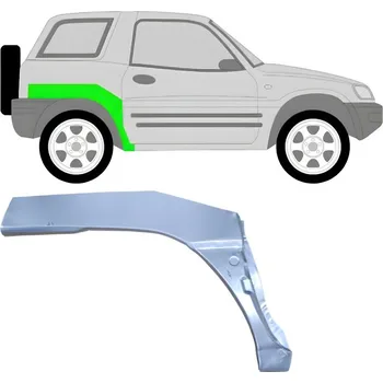 Blatník karosérie Lem zadního blatníku na Toyota RAV4 1994-2000 / Pravá