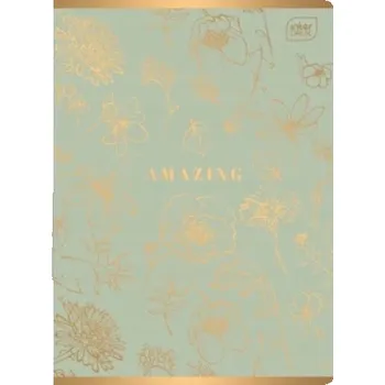 Sešit Inter DRUK Sešit A5 linkovaný 60 listů Metallic