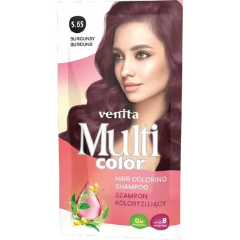 Šampon Venita Multi Color 5,65 Burgund Šampon pro barvení vlasů.