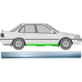Prah karosérie Opravný plech prahu na Toyota Corolla 1987-1994 / Levá = Pravá (symetrická)